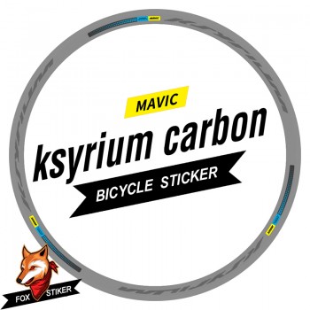 Mountain Bicycle Wheels MTB Rim Decal Stickers for MAVIC  KSYRIUM